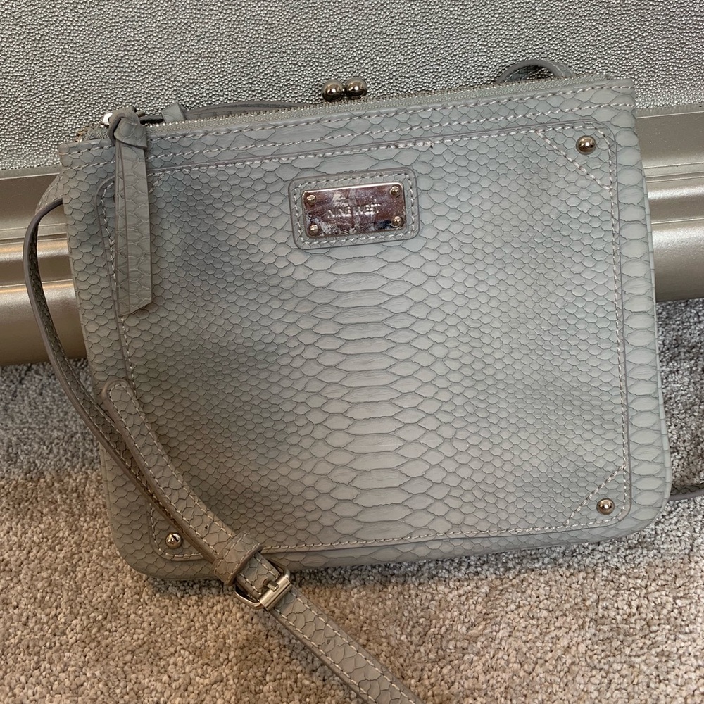 Grey Nine West Crossbody bad